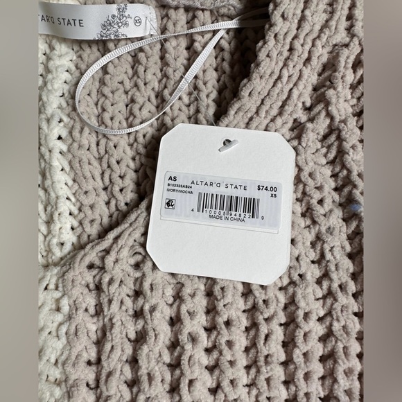 Colorblock Sweater SZ XS - Picture 4 of 5